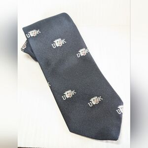 Vintage University of Kentucky UK Wildcats Navy Woven  Necktie